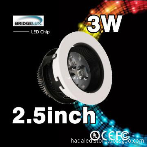 led down lights 3w of ceiling